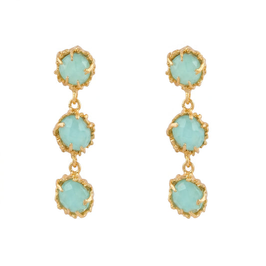 Pendientes Triología Ed. Limitada Azul Turquesa