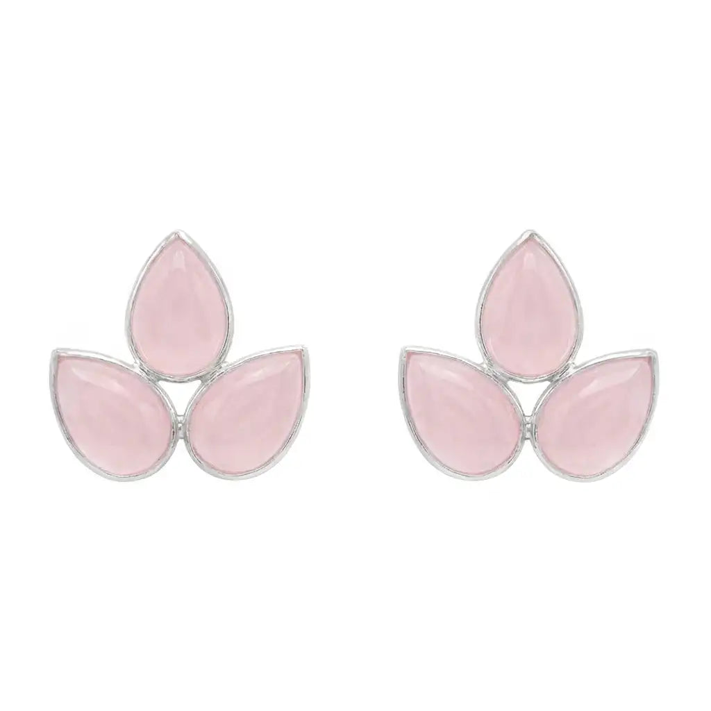 Pendientes Yoga Big Ed. Limitada Plata Rosa Claro