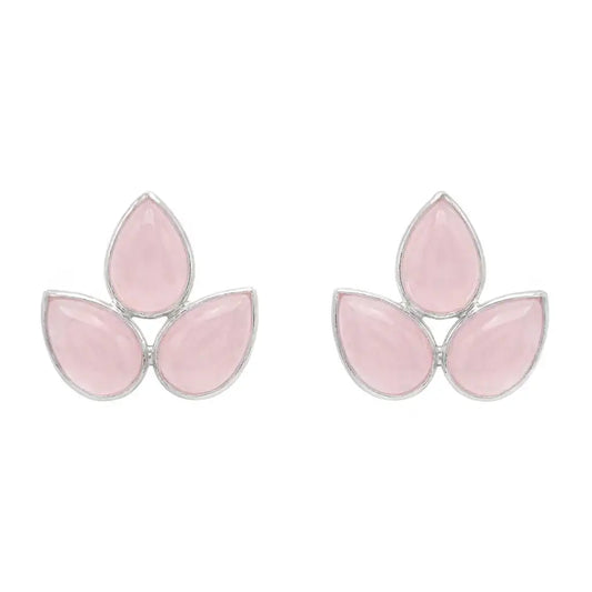 Pendientes Yoga Big Ed. Limitada Plata Rosa Claro