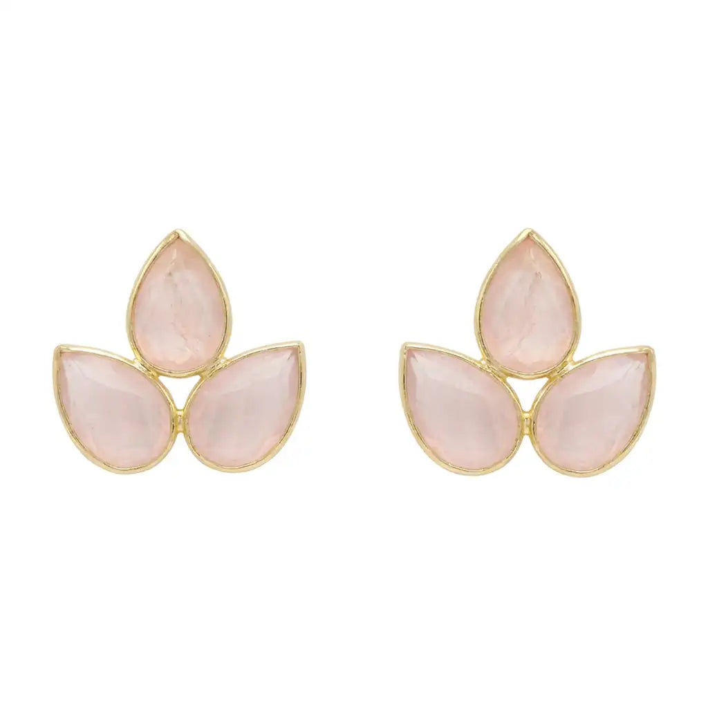 Pendientes Yoga Big Ed. Limitada Rosa cuarzo
