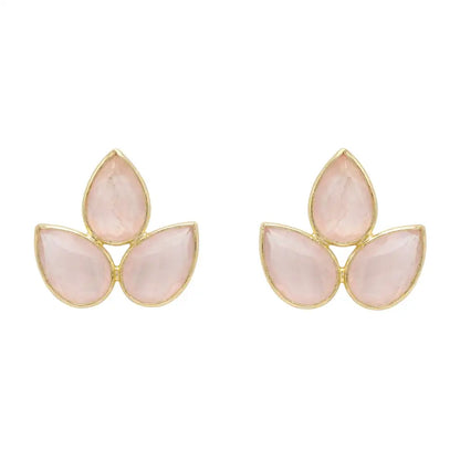 Pendientes Yoga Big Ed. Limitada Rosa cuarzo