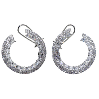 Pendientes Yunta Plata Shine