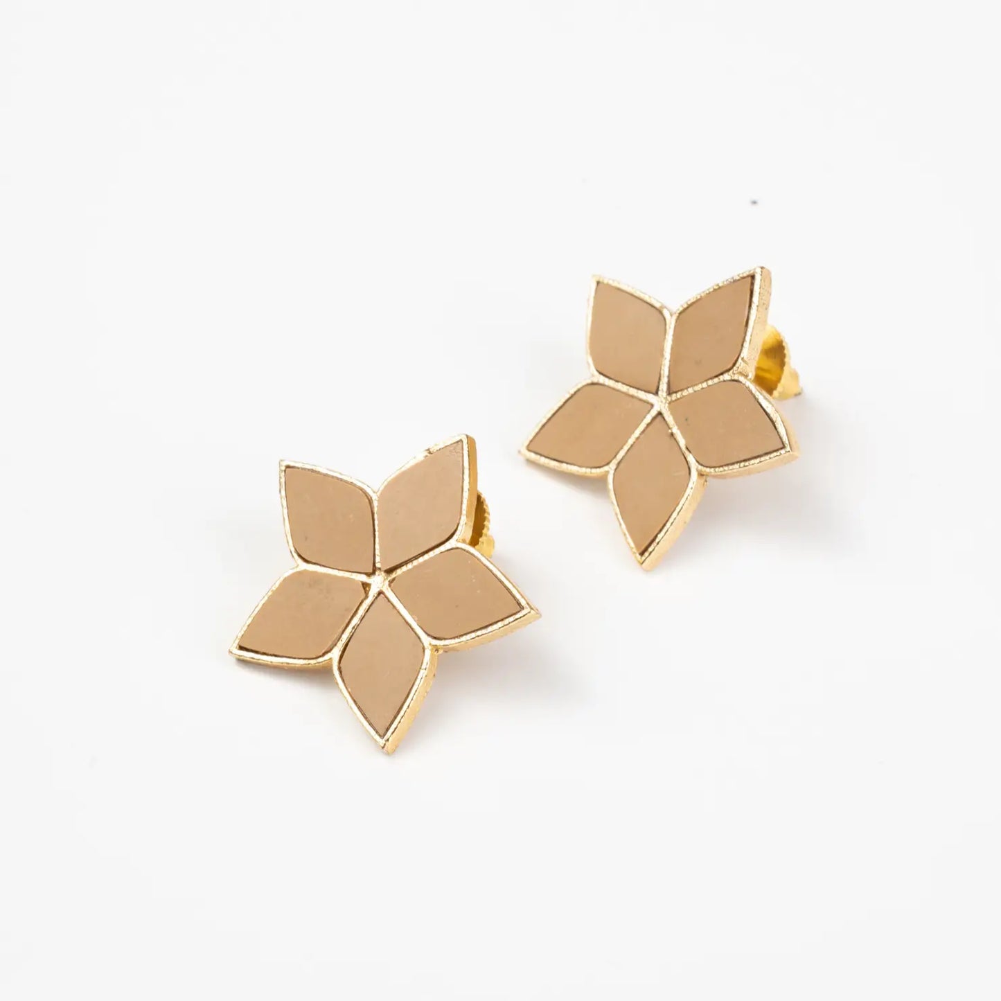 Pendientes Abelia Ed. Limitada Marrón