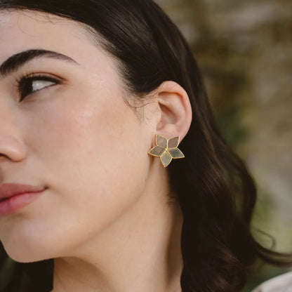 Pendientes Abelia Negro