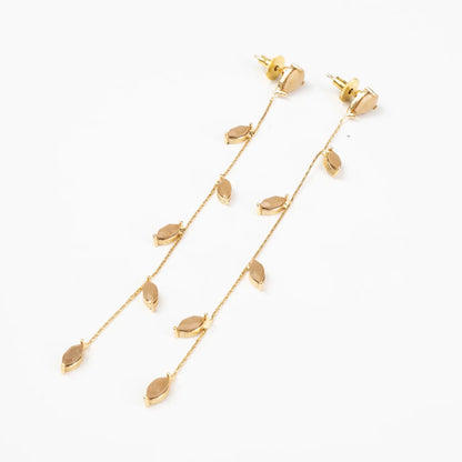 Pendientes Abril Deluxe Ed. Limitada Marrón Toffee