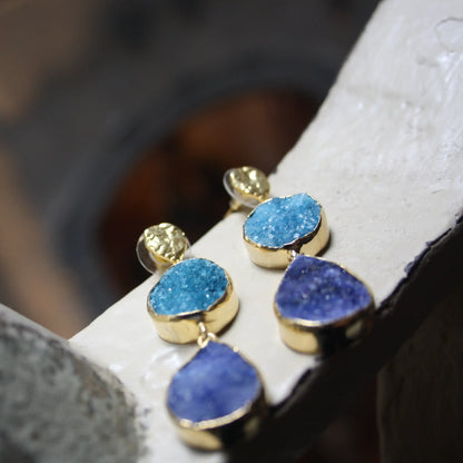 Pendientes Acanthus Turquesa y Azul