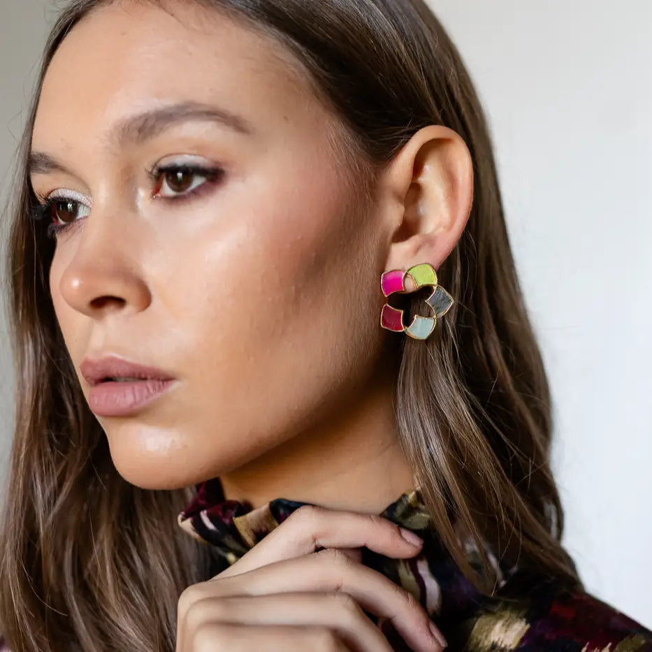 Pendientes Aghatta Multicolor