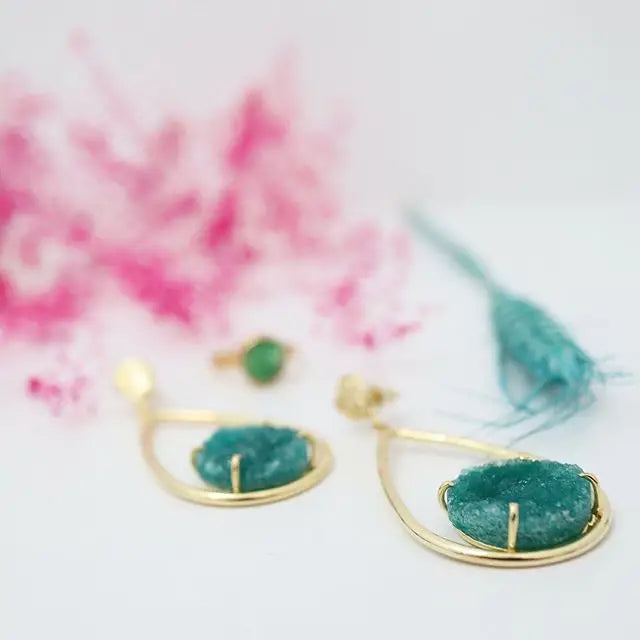 Pendientes Alila Verde
