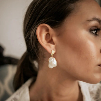 Pendientes Amaniel Perla