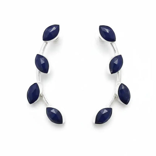 Pendientes Aura Ed. Limitada Plata Azul Lapis