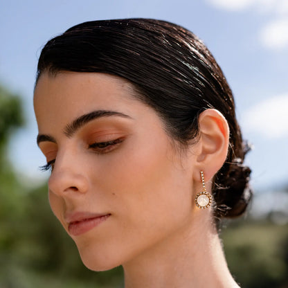Breeze Moonstone Earrings