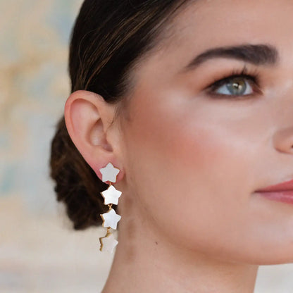 Pendientes Candea Blanco nácar