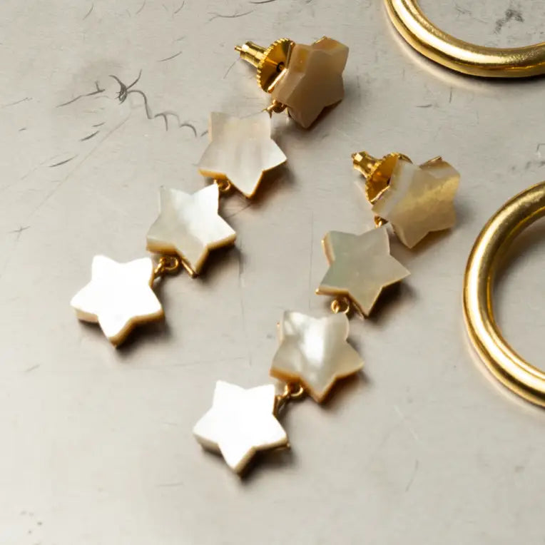 Pendientes Candea Blanco nácar