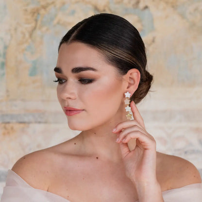 Pendientes Candea Blanco nácar