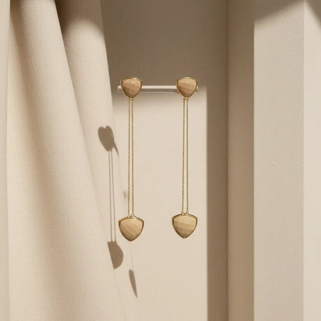 Pendientes Capuchina Ed. Limitada Marrón