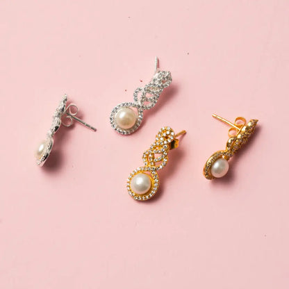 Pendientes Celestial Shine Perla