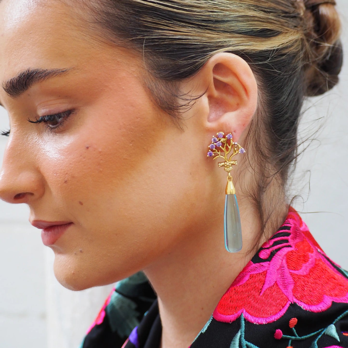 Pendientes Copla Negro