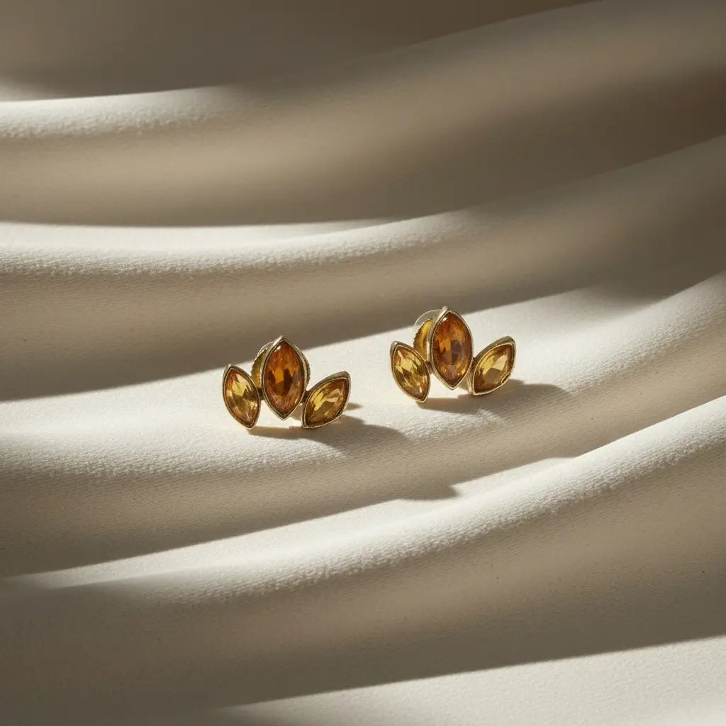 Pendientes Daisy Big Ed. Limitada Amarillo