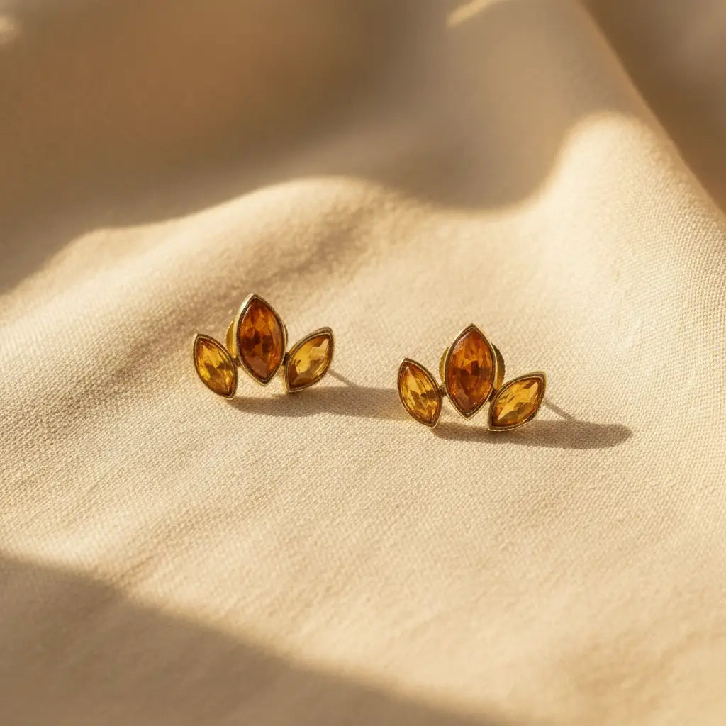 Pendientes Daisy Big Ed. Limitada Amarillo