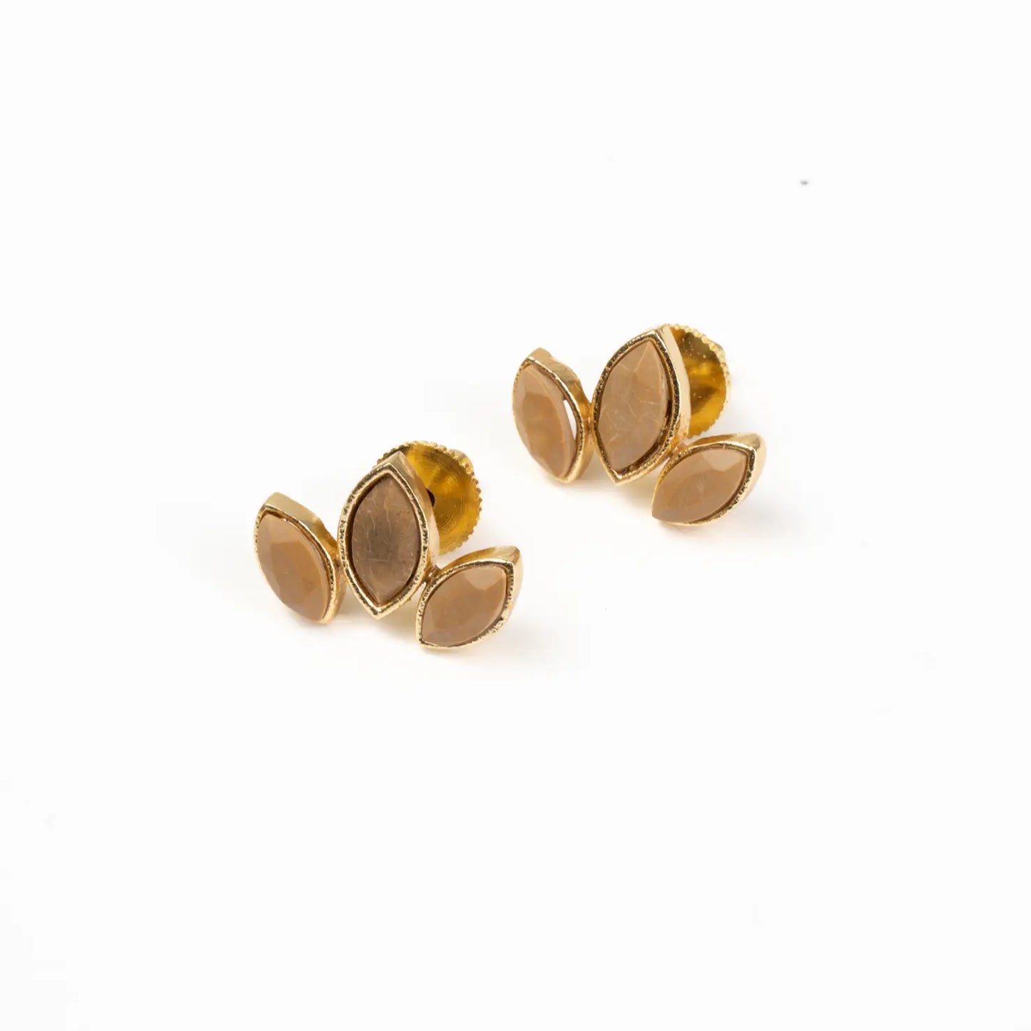 Pendientes Daisy Big Ed. Limitada Marrón