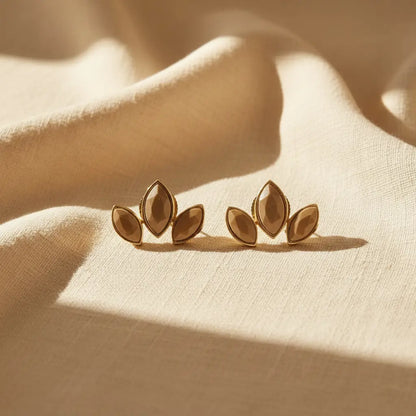 Pendientes Daisy Big Ed. Limitada Marrón