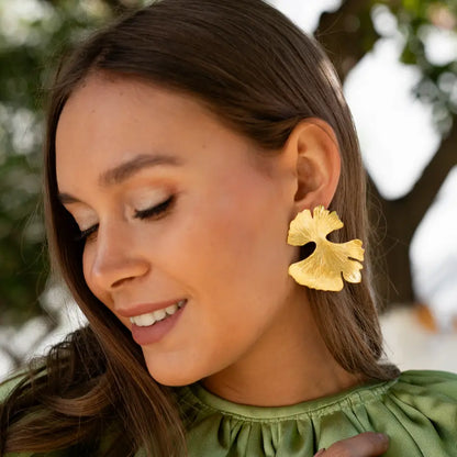 Pendientes Doble Gingko