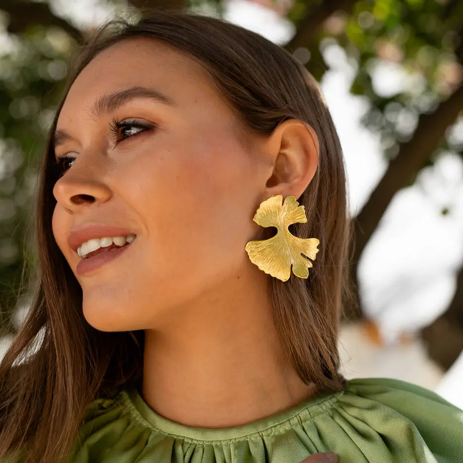 Pendientes Doble Gingko