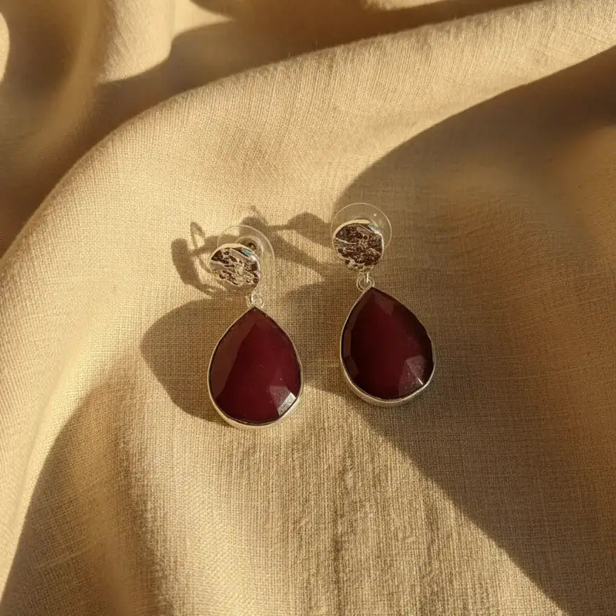 Pendientes Drop Ed. Limitada Plata Pulido Caldera