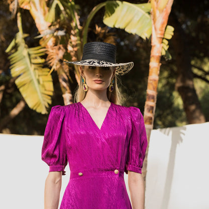 Elenis Limited Edition Rough Earrings in Turquoise and Purple