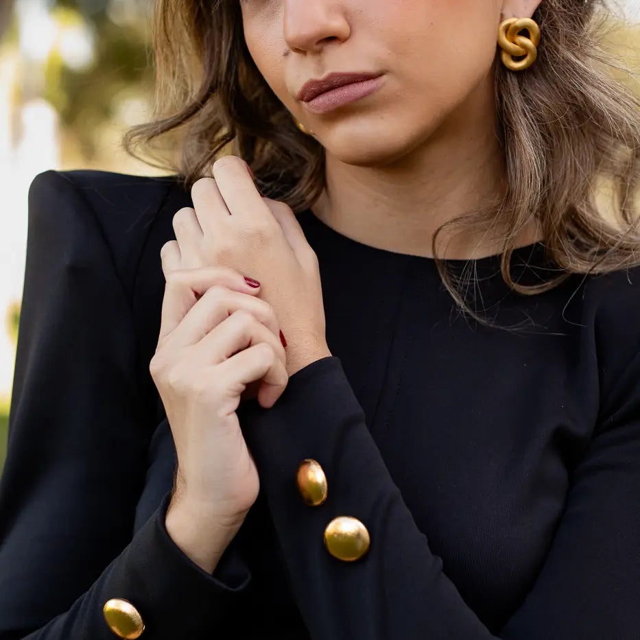 Pendientes Entrelazado