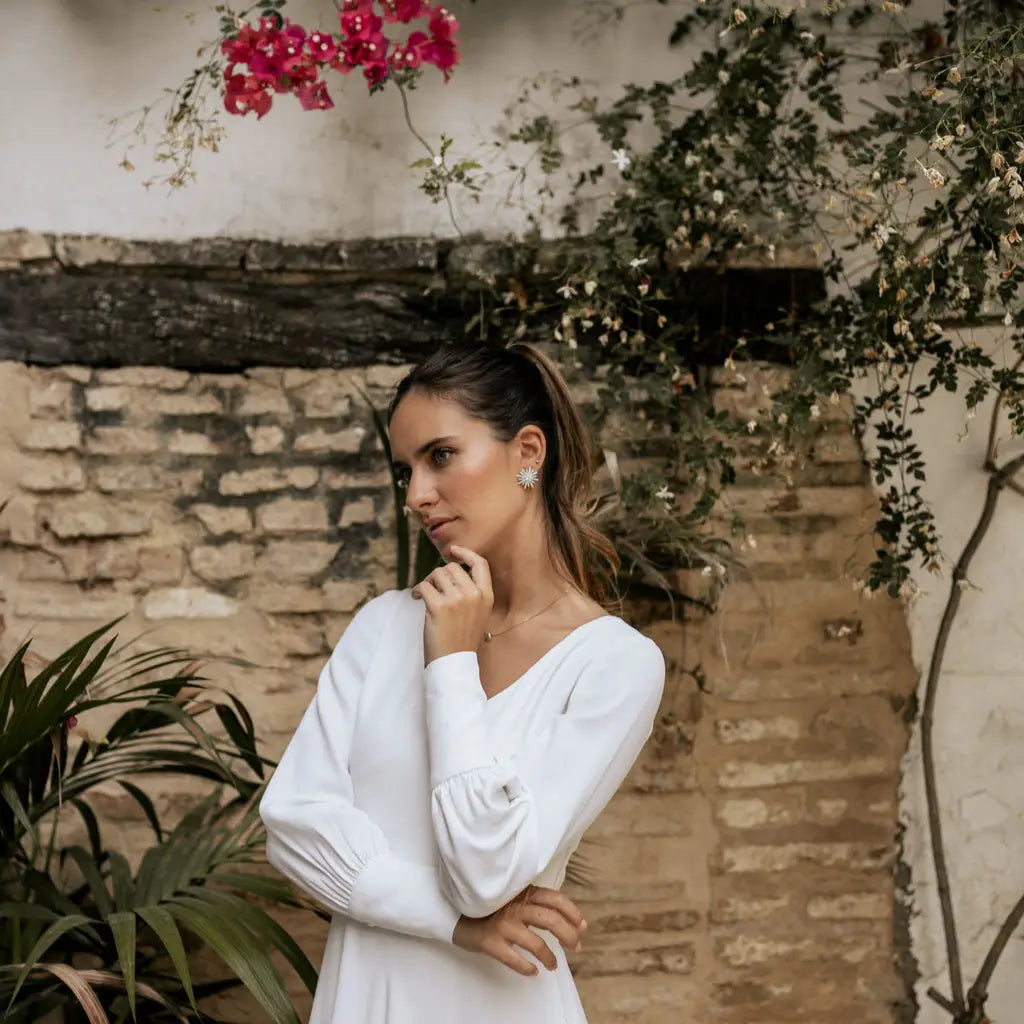 Pendientes Estrella Polar Plata Shine