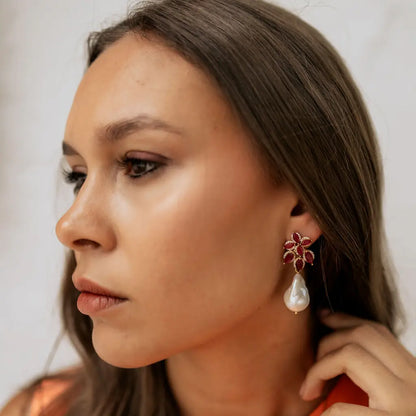 Pendientes Floría Rubí, Shine y Perla