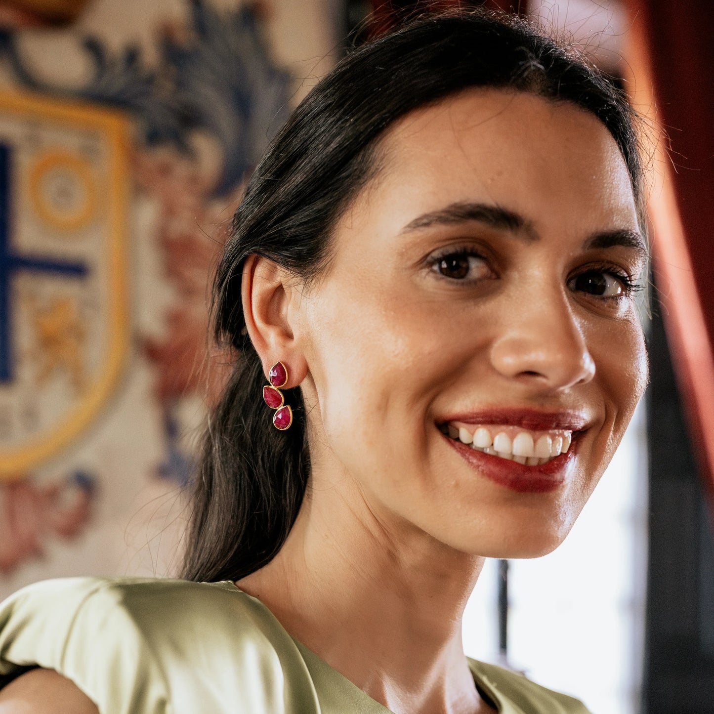 Pendientes Judit Iconic Rubí