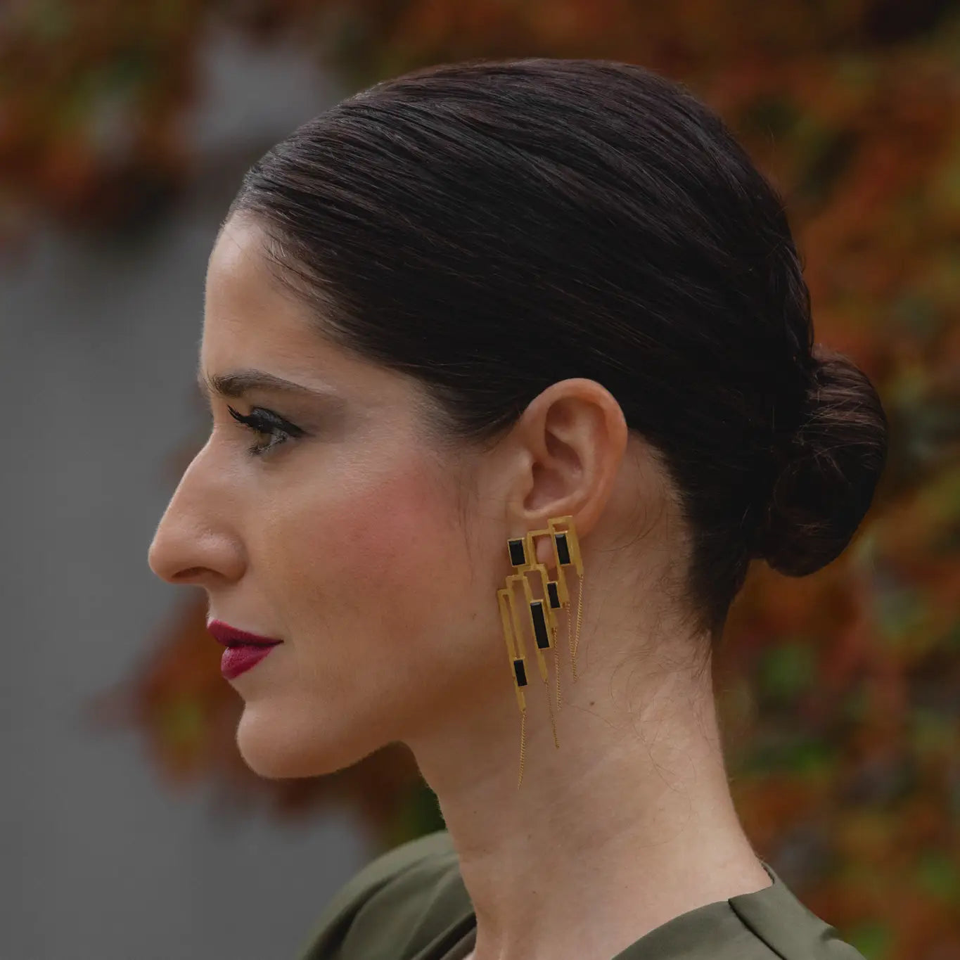 Pendientes Krier Negro