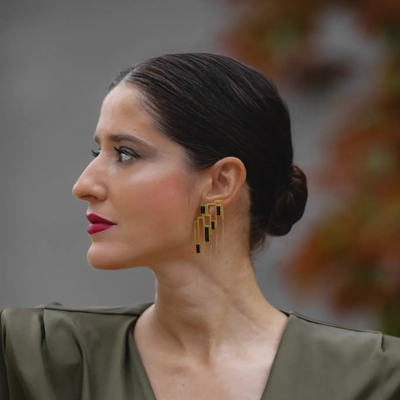 Pendientes Krier Negro