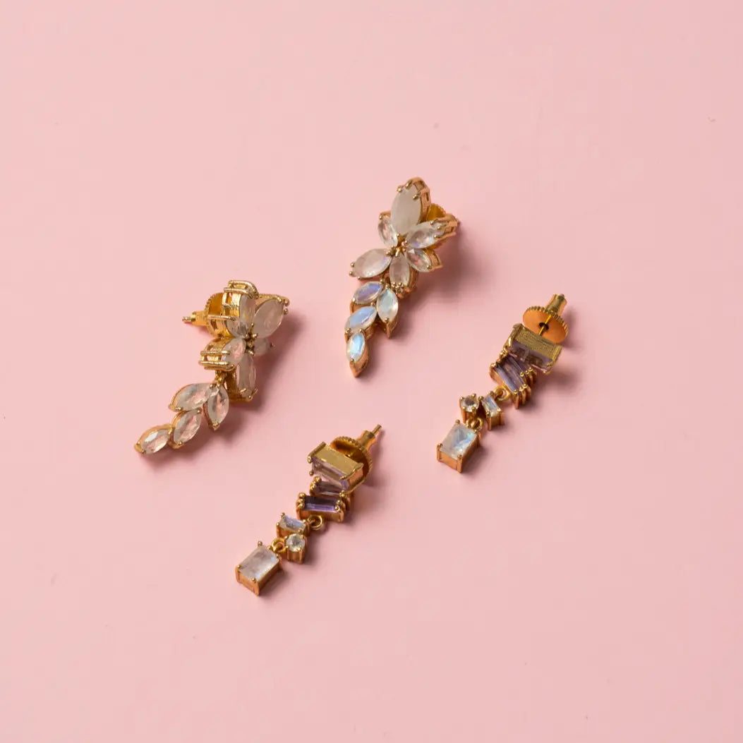 Pendientes Lucero Piedra Lunar
