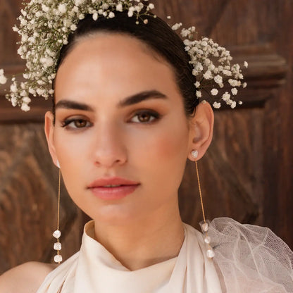 Pendientes Majestad Desmontable Perlas