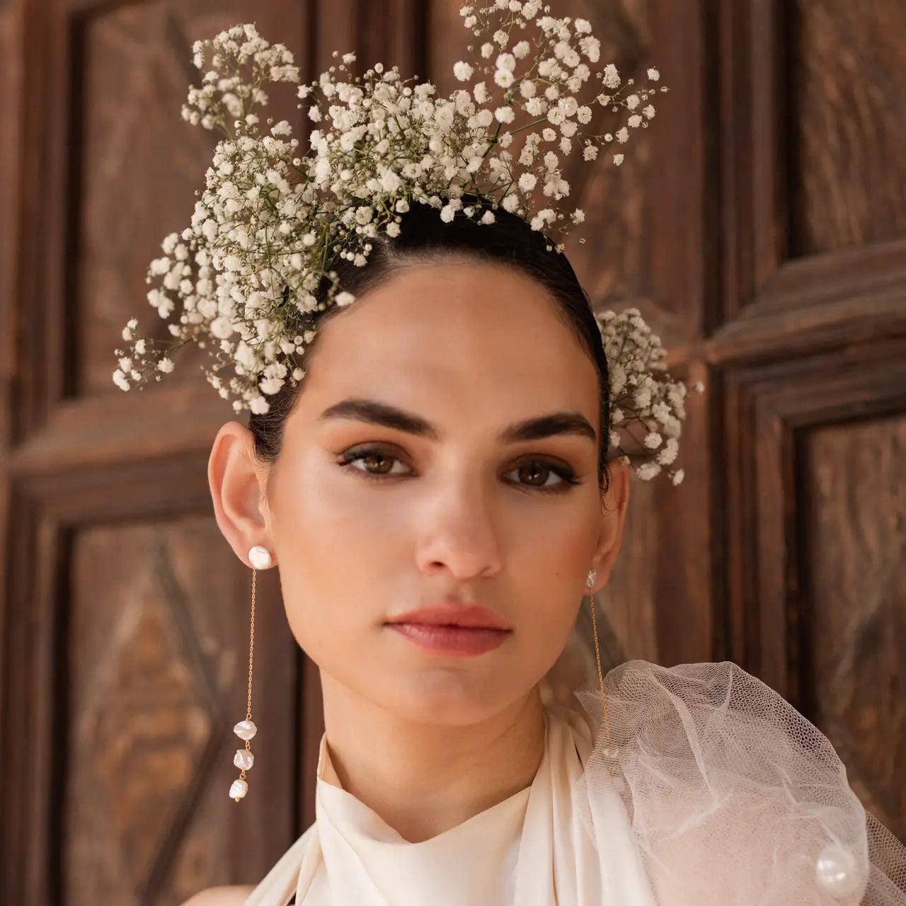 Pendientes Majestad Desmontable Perlas