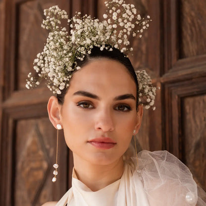 Pendientes Majestad Desmontable Perlas