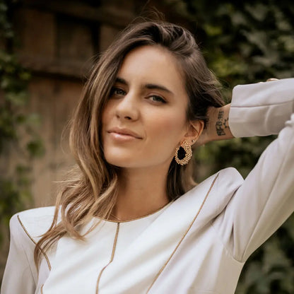 Pendientes Mirto Beige