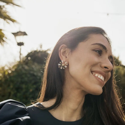 Pendientes Olite Piedra Lunar