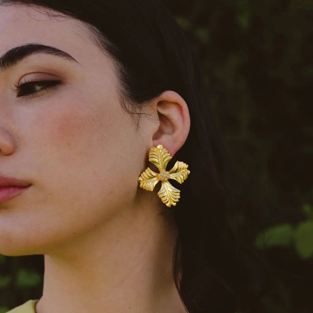 Pendientes Petalia Perlas