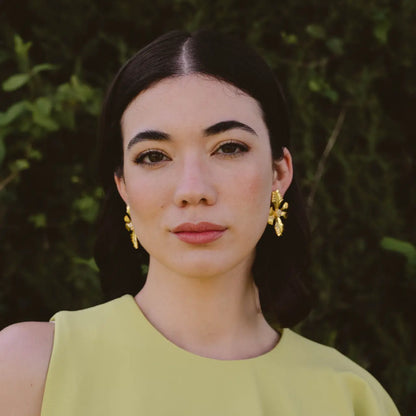 Pendientes Petalia Perlas