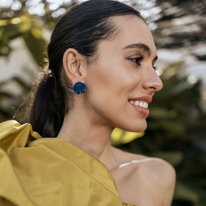 Pendientes Rosae Azul