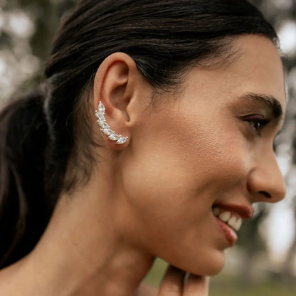 Pendientes Terems Trepador Zc Ed. Limitada Plata Shine