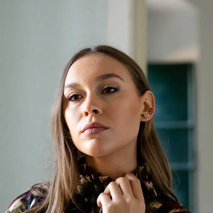 Pendientes Terems Trepador Zc Multicolor