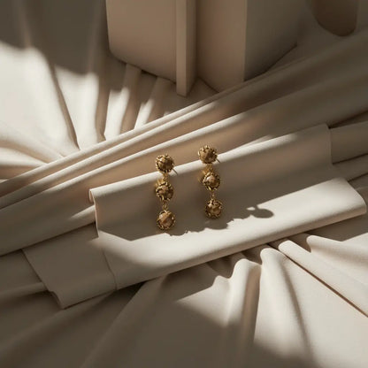 Pendientes Triología Ed. Limitada Marrón