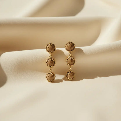 Pendientes Triología Ed. Limitada Marrón