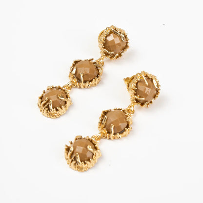 Pendientes Triología Ed. Limitada Marrón