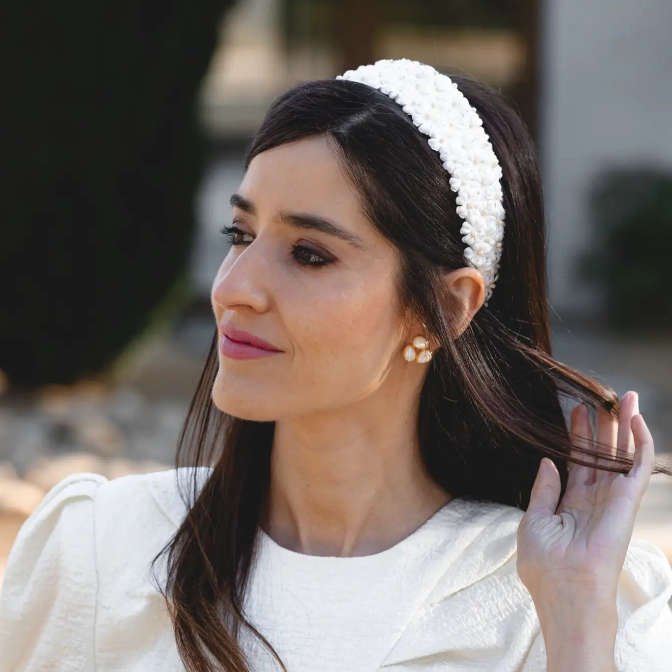 Vega Earrings Limited Edition Pearly White